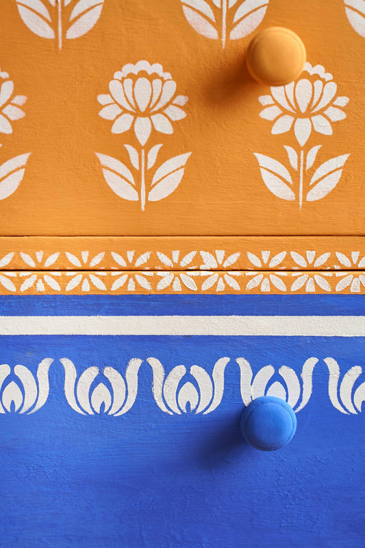 Annie Sloan x Nicolette Tabram Udaipur Stencil - Rajasthan Collection