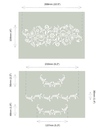 Paisley Floral Garland